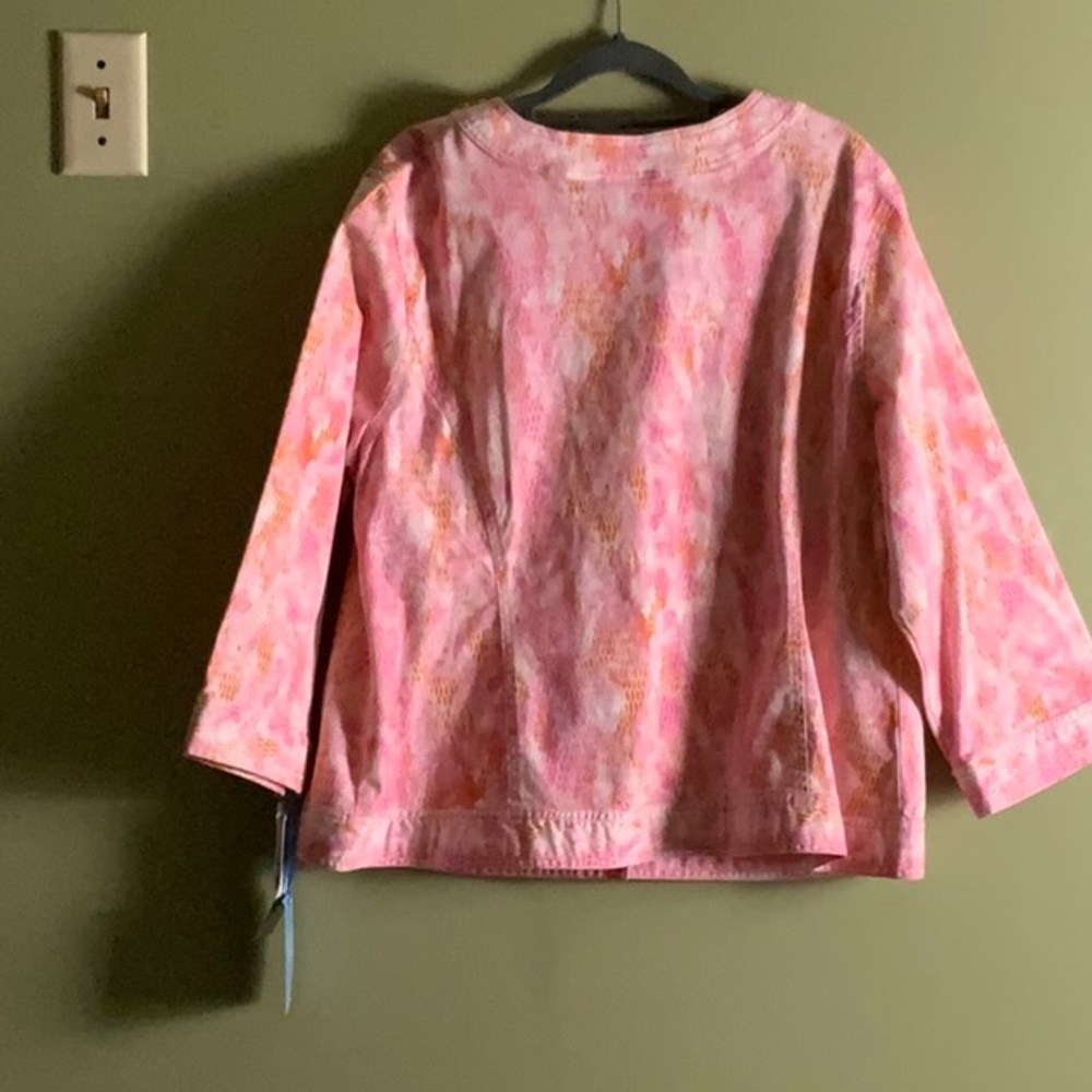 Lara Lane Color Block Jacket Size 16w Nwt - image 4